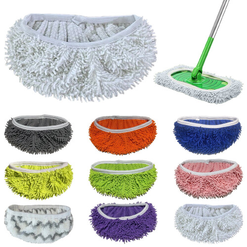 Microfiber Mop Pads Reusable Washable 2 Pack 1