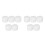 10 Pcs Foam Sponge Filter White Filler 6