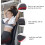 1Pc Foldable Black Abdominal Mat Cotton Cushion for Sit Up Training 5