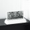 Digital väderklocka med LCD-display, temperatur/luftfuktighet, 5