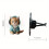 2pcs Cute Kitten Car Vent Clips, Refillable Aromatherapy Diffuser, Compatible with Most Car Vents 2