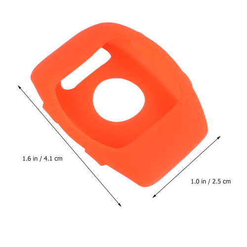 1Pc Orange Silicone Watch Case Protective Cover for M430 1