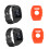 1Pc Orange Silicone Watch Case Protective Cover for M430 8