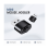 Mouse Jiggler Adjustable Mouse Mover Mouse Shaker with ON/ Buttons Plug and Play for Keeps Computer Laptop Awaking 6