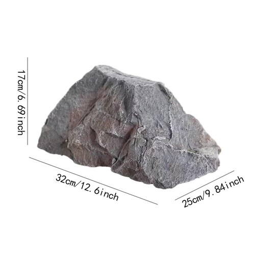 Artificial Rock Lightweight PU Natural Texture for Decorating Rivers Squares gray 1