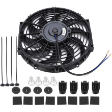 Umkehrbarer 12-Zoll-Schlank-Elektrolüfter für Kühler, Push-Pull-Design, universell einsetzbar, hohe Qualität, geräuscharm für den Motorraum