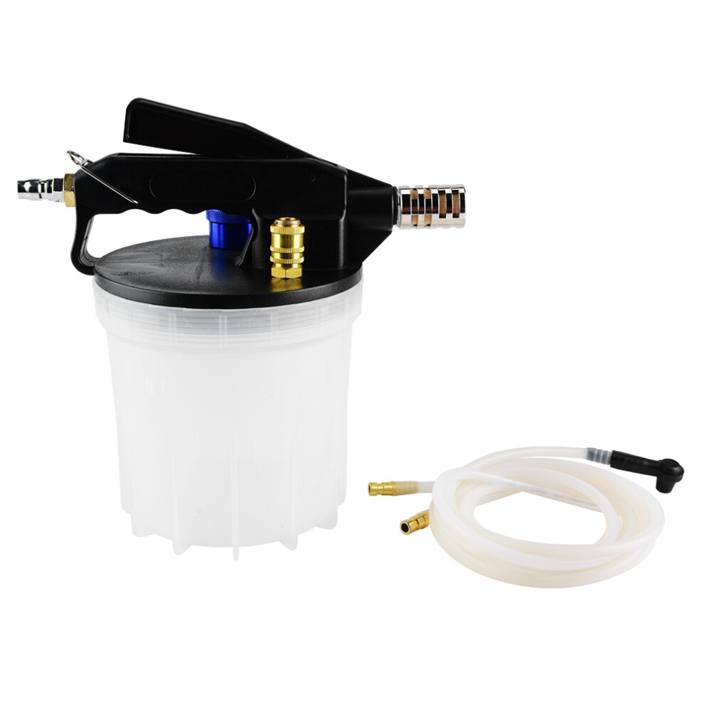 Bleeds And Flushes Hydraulic Brakes Quickly With Efficient Bleeding Work Integrated Silencer Universal Rubber Adapter And Spill Prevention Design 9159805450488