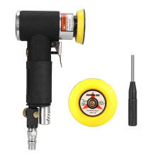Ergonomic Design Air Sander With Two Sanding Pads Low Noise Operation90Degree Handheld Pneumatic Polisher Suitable For Hardware Wood Plastic