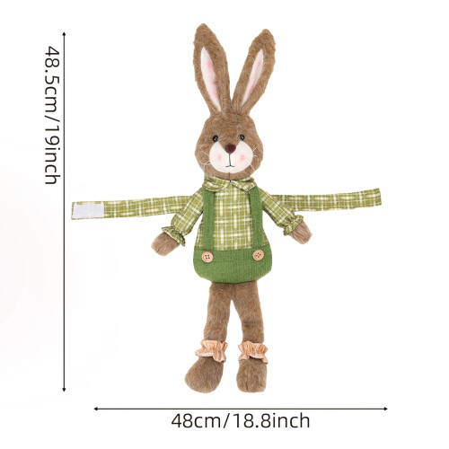 Rabbit Knitted Curtain Tiebacks Spring Easter Decor 2PCS 2