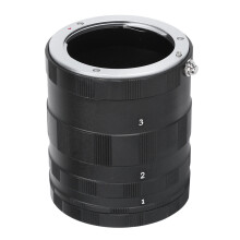 Metalkonstruktion Makroforlængerrørsæt Autofokus Ingen optik indeni Kompatibel med Canon EOS Justerbar forstørrelse Fuldformat til Olympus