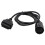 Υποδοχή προσαρμογέα OBD2 10Pin σε 16Pin για μοτοσικλέτες, υποστηρίζει διαγνωστικό 1