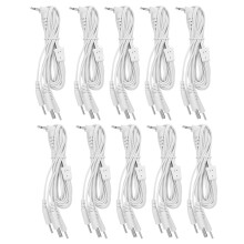 Langlebige, NMES-kompatible Premium-Qualität, elektrische Stromanschlusskabel, 2-mm-Stiftstecker, optimierte Kabellänge