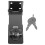 HEMOTON Cabinet Padlock Latch Lockable Door 1 Pack 8