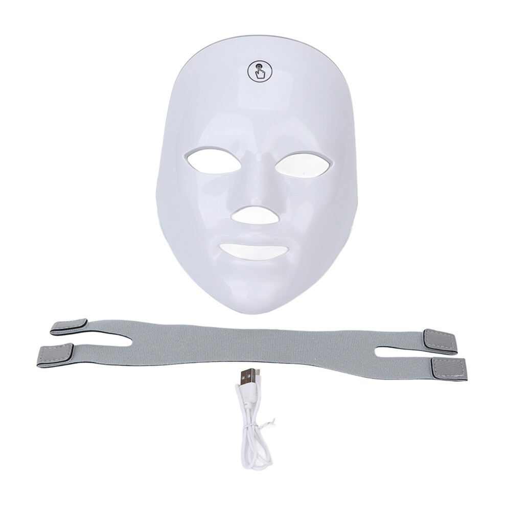 Red/Light Therapy Mask, Portable Device With7color Options, Customizable Modes For Personalized Facial Skincare