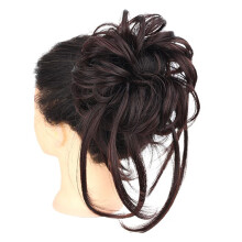 Stylish Hair Upgrade, Thick Updo Hairpieces for Dramatic Impact, Elastic Hair Band with Heat Resistant Synthetic Fibers, Adjustable Size for Flawless