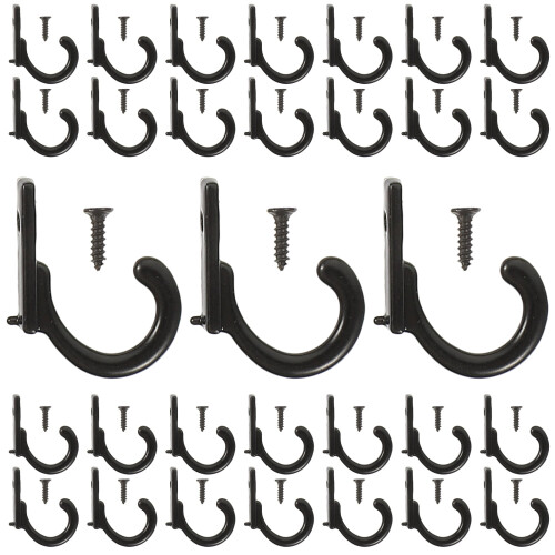 58pcs Key Hook Coffee Cup Holder Wall Mounted Rustic Hooks Single Hanger for Hanging 2