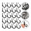 58pcs Key Hook Coffee Cup Holder Wall Mounted Rustic Hooks Single Hanger for Hanging 5