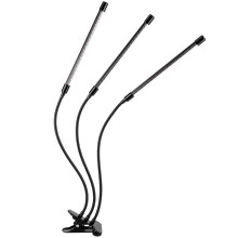 30W USB 3‑Tube Flexible LED Grow Light Full Spectrum for Indoor Plants