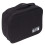 2Pcs Travel Pouch for Small Electronics Waterproof Black Organizer 2