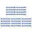 20St Duurzame Blauwe Sashes Cadeau En Decor Afstuderen 3