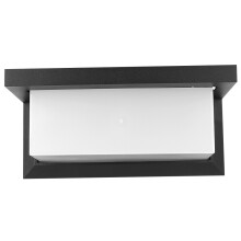 Durable Outdoor Sconce, Energy-Saving LED Light with Waterproof Aluminium Frame, Stylish Acrylic Lampshade for Patio Garage Backyard (Singular Unit)