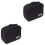 2Pcs Travel Pouch for Small Electronics Waterproof Black Organizer 3