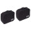 2Pcs Travel Pouch for Small Electronics Waterproof Black Organizer 4