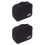 2Pcs Travel Pouch for Small Electronics Waterproof Black Organizer 5