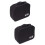 2Pcs Travel Pouch for Small Electronics Waterproof Black Organizer 7