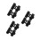 6Pcs Durable Black Refrigerator Locks Child Proof Fridge Safety Lock 8