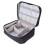 2Pcs Travel Pouch for Small Electronics Waterproof Black Organizer 11