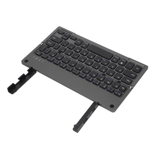 Ergonomic Design Foldable Wireless Keyboard With Sensitive Touchpad Travel Keyboard Mini Bluetooth Keyboard Bluetooth Multi Devices Connection 2