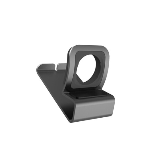 2Pcs Grey Watch Charging Dock Elegant Holder for Bedroom and Study Use 2