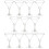 45Pcs Durable Wine Goblets Beverage 3