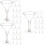 45Pcs Durable Wine Goblets Beverage 8
