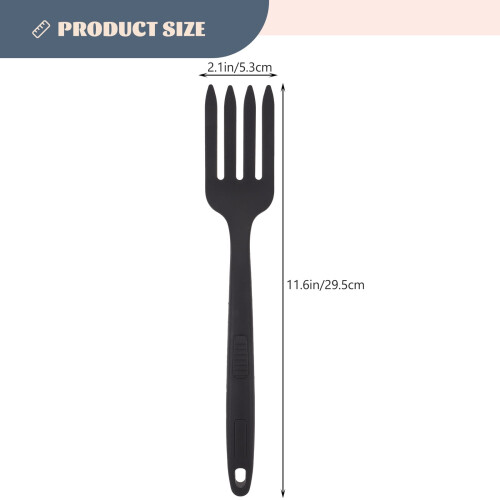 Forchetta da cucina antiaderente in silicone, 2 pezzi 1