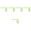 5Pcs Light Green PVC Hamster Platform with Ladder Bite-Resistant Toy 3