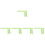 5Pcs Light Green PVC Hamster Platform with Ladder Bite-Resistant Toy 4