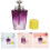 3Pcs Press Pump Dispenser Bottle Nail Cleaner Refillable Purple 10