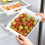 12 Compartment Fridge Organizer Pull Out Egg Tray Drawer Style Fruit Vegetable Storage Hanging Chiller Kitchen Space 5