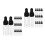 40Pcs Compact Dropper Bottles Glass for Travel and Storage 6