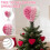 Heart-Shaped Rose Tree Topper for Valentine's Day 5