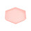 Hexagonal Impregnable Dinner Plates Dishwasher Microwave Safe Plastic Plates Reusable Lightweight for Kitchen Camping 2