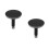 2Pcs Black Copper Round Shower Drain Replacement Cover for Bathroom 4