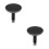 2Pcs Black Copper Round Shower Drain Replacement Cover for Bathroom 6