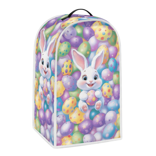 Rabbit Easter Egg Coffee Machine Dust Cover for Home Kitchen Indoor Lightweight 1