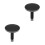 2Pcs Black Copper Round Shower Drain Replacement Cover for Bathroom 8