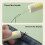Senior-friendly manual needle threader, compact & durable, compatible with standard needles, 4.13x0.70in 4