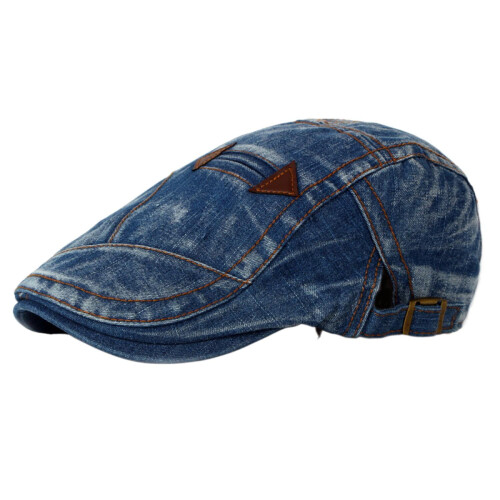 Men's Denim Peaked Cap Korean Version Spring Summer 1