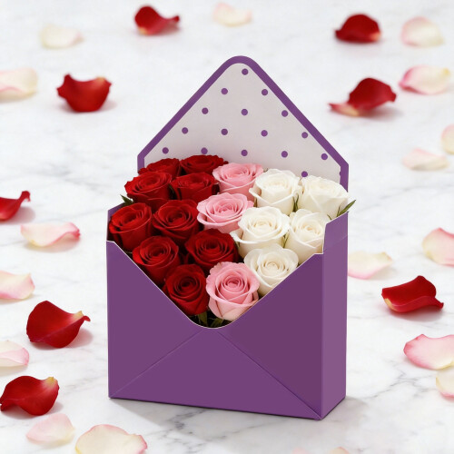 Valentine Envelope Box Gift Packaging 12 pcs 2